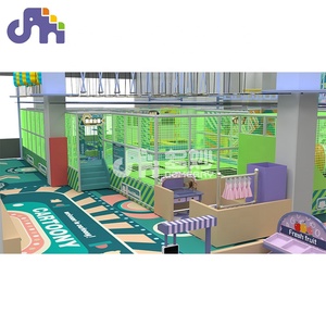 Reti da arrampicata arcobaleno per bambini Set da parco giochi al coperto per la scuola materna incoraggiando l'<span class=keywords><strong>attività</strong></span> fisica e il divertimento - Product Image 4