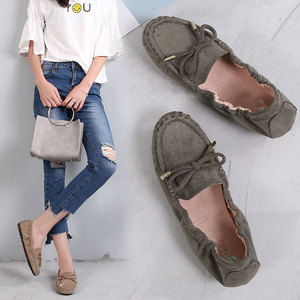 Chaussons en daim chauds d'hiver de grande taille personnalisés Xinzirain, mocassins plats à enfiler, mules pour femmes - Product Image 6
