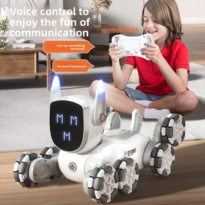 Voiture télécommandée multifonctionnelle 8 roues, <span class=keywords><strong>jouet</strong></span> électrique pour chien, machine de cascades télécommandée, <span class=keywords><strong>transformation</strong></span> 4x4 - Product Image 4