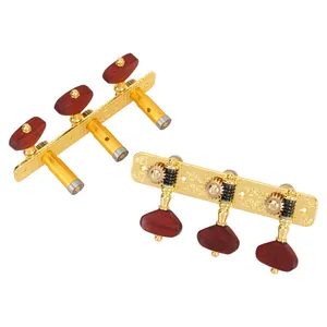 Hot Bán Cổ Điển Guitar uners Đầu Máy Điều Chỉnh PEGs Đàn Guitar Cổ Điển Đặc Biệt Chuỗi Nút 2 Hàng/Bộ