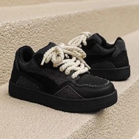 Baskets à lacets pour hommes, nouveau modèle tendance, style dreadlocks, décontractées, polyvalentes, à semelle épaisse, antidérapantes, rehaussantes