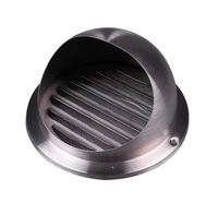 Capuchon d'aération en acier inoxydable de diamètre 150 mm pour tuyau de climatiseur, système de ventilation, sortie de conduit