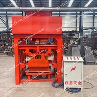 Ligne de production de briques semi-automatiques anti-vibrations pour déchets de construction, machine à fabriquer des blocs emboîtables pour la construction