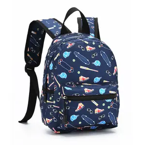 suppliers sublimation 2023 blue pink good quality canvas magic schoolbag elementary casual school backpack for girl female