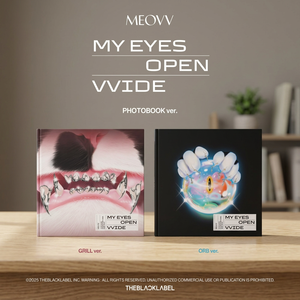 อัลบั้ม EP ชุดที่ 1 ของ MEOVV ชื่อ 'MY EYES OPEN VVIDE' (รุ่นโฟโต้บุ๊ค) อัลบั้มซีดีเคป๊อปเกาหลีอย่างเป็นทางการ - Product Image 3