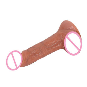 XISE <span class=keywords><strong>20cm</strong></span> Doppelschichtiger Silikon-<span class=keywords><strong>Dildo</strong></span> Realistischer Gummi-Penis Spielzeug Großer Schwanz Sexspielzeug für Frauen Mit Saugnapf - Product Image 2