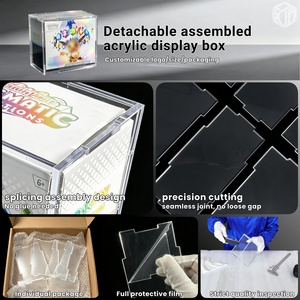 Boîtier en acrylique à pression pour Mega Evolution Perfect Order Booster Bundle, 6 boosters avec nouvelle boîte de rangement détachable - Product Image 5