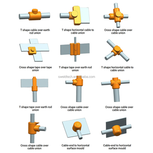 Sweld Nhà Máy Tùy Chỉnh Brass & Nhôm Graphite Khuôn Sấm Sét Bảo Vệ nối đất - Product Image 4