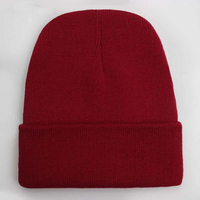 Bonnet Unisexe Solide Automne Hiver Doux et Chaud en Tricot pour Hommes et Femmes, Bonnets de Ski Multicolores