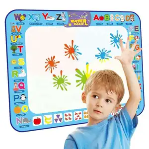 Children Early Educational Water Drawing Mat Painting Doodle Large Size Magic Painting Mat Aqua Magic Doodle Mat