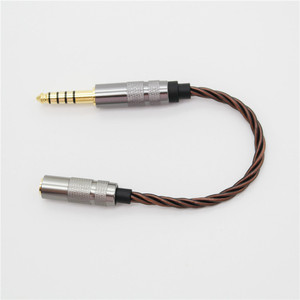 Cable de audio balanceado de 3,5 mm hembra a 4,4 mm macho, conector de metal de cobre sin oxígeno para dispositivos digitales - Product Image 1