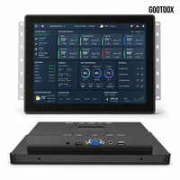 Moniteur tactile capacitif 7/10,1/13,3/15,6/21,5 pouces, HMI intégré pour l'optimisation de la production en aciériaire