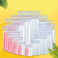 Sac à fermeture éclair en plastique Transparent LDPE sacs à fermeture éclair transparents emballage