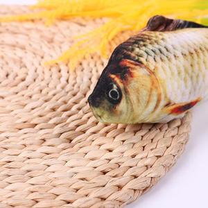 ของเล่นสัตว์เลี้ยงเคี้ยวของเล่นสำหรับแมวรูปมิ้นท์ของแมวจำลอง<span class=keywords><strong>ปลา</strong></span>มิ้นท์แบบโต้ตอบและมีเสียงในตัว - Product Image 4