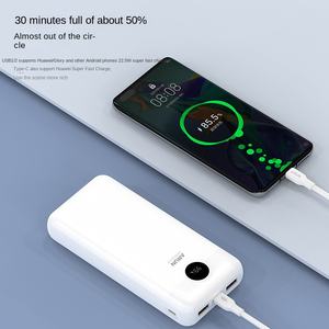 Novo P10/P20pro Tipo-C Grande Capacidade 15W Carregamento Rápido Display Digital Portátil Fonte de Alimentação Móvel Li-Polímero - Product Image 6