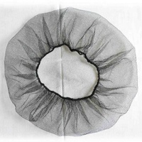 Filet à cheveux jetable en nylon avec bande élastique, couvre-chef respirant pour usage industriel et restauration