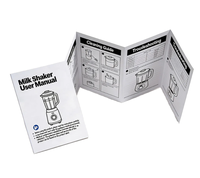 Brochure personnalisée haut de gamme imprimée offset - Pliante en trois volets en papier couché pour la promotion marketing d'entreprise et la présentation de la marque