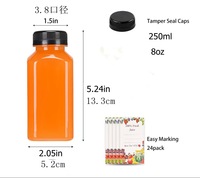 Bouteille en verre à large ouverture de 2 oz pour jus de gingembre bien-être, 100 ml, bouchon à couronne, biscuits sucrés, gelée, bonbons, nouilles, nourriture pour bébé