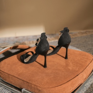 Zapatos de Tacón Ultra Alto con Punta Abierta para Mujer, Elegantes y Transpirables, con Suela Gruesa, Ideales para Bodas y Banquetes - Product Image 5