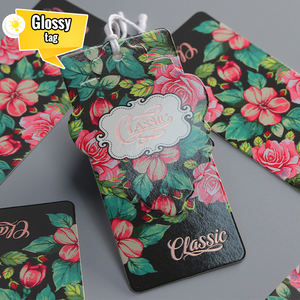 Logotipo de marca personalizado de alta calidad para etiquetas colgantes de ropa, etiquetas colgantes de papel, joyería de lujo, camisetas, tienda de ropa, etiquetas colgantes personalizadas - Product Image 1