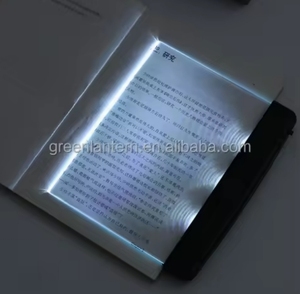 Lampe de lecture de nuit à LED portable en forme de cale, lampe de bureau plate pour la lecture de livres - Product Image 4
