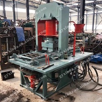 Machine à fabriquer des briques en plastique recyclé, ligne de production de blocs de pavés hydrauliques imbriqués pour les déchets de construction, certifiée CE