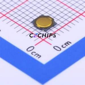 PTS540JM035SMTRLFS Tactile Switch SMD,3.7x3.7mm Switch Single Pole Single Throw Round Button 1.6N Vertical Mount - Product Image 1