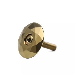Riderace Xe Đạp Tai Nghe Bị Cháy Màu Xanh MTB Xe Đạp Đường Thân Top Cap Bìa Với Vít Cho 28.6Mm Ngã Ba Đầu Ống Đi Xe Đạp Phụ Kiện - Product Image 4