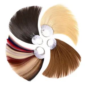 100% capelli naturali di livello 3-10 professionale del salone di alta qualità dei capelli umani per la prova della crema della tintura di colore dei capelli
