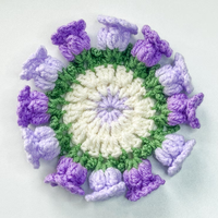 Ensemble de dessous de verre pour pot de fleurs Finition Dessous de verre floral Ramos De Flores Artificiales Pendaison de crémaillère ou Fête des mères avec tutoriel vidéo