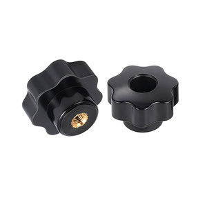Schneller Versand: Schwarze Bakelit-Durchgangsgewindemutter mit Griff, Durchmesser 40mm - Product Image 5