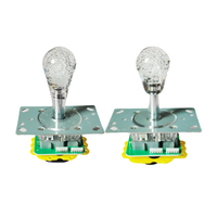 Poupée Griffe Grue Machine Joystick Intégré Boule de Cristal Poignée Directionnelle Interrupteur Couleur Joystick Arcade Game Machine Accessoire