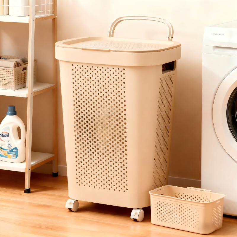 Cesta de lavandería con cesta + mango