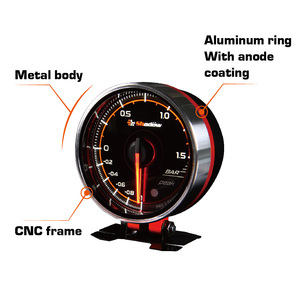 มาตรวัดอุณหภูมิน้ำสำหรับรถยนต์,อะไหล่รถยนต์มาตรวัดอุณหภูมิน้ำในฟาเรนไฮต์2นิ้ว52มม. และหน้าปัดใส - Product Image 3
