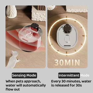 Nouvelle <span class=keywords><strong>fontaine</strong></span> à eau sans fil en acier inoxydable pour chat, 3 l, distributeur automatique d'eau potable pour animaux de compagnie, capteur de mouvement, fontaines pour chiens - Product Image 3