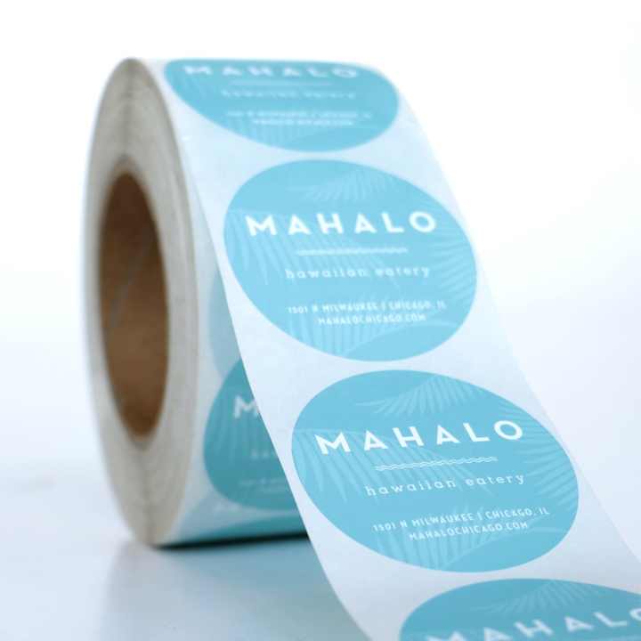 Custom Waterproof Labels Sticker Logo High Quality Packaging Labels ...