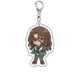 Porte-clés en acrylique Chrome <span class=keywords><strong>Anime</strong></span> <span class=keywords><strong>Dr</strong></span>. <span class=keywords><strong>Stone</strong></span> Ishigami Senkuu Kohaku, ornements mignons pour sacs à dos d'étudiants, cadeaux breloques - Product Image 4