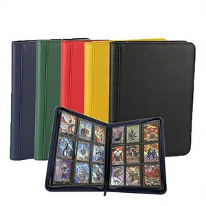 Álbum de Colección de Cartas de Lujo Personalizable de Alta Gama, Carpeta de Cartas de Cuero PU para Magic Gathering y PTCG - Product Image 4