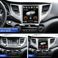 Autoradio 9,7 pouces pour Hyundai Tucson 2015-2018 Écran Tesla Lecteur multimédia vidéo Navigation GPS Android 13 Carplay BT DSP