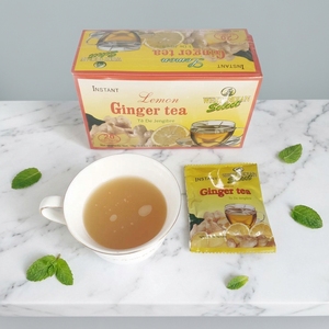 Extrait de gingembre pur naturel en poudre cristalline soluble dans l'<span class=keywords><strong>eau</strong></span>, au goût de citron, pour adultes et enfants, sachets de 18 g x 20 - Product Image 3