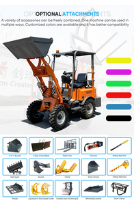 चीन के ई/एपा अनुमोदित मिनी इलेक्ट्रिक व्हील लोडर उच्च गुणवत्ता वाले व्हील लोडर के सामने एंड लोडर EV-04 - Product Image 3