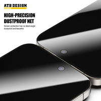Nouveau design 2026 62 °   Protection d'écran anti-empreintes digitales 0,3 mm pour iPhone 16, 16 Pro, 17 Pro Max, film de protection antichoc