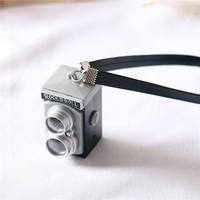 1:12 maison de poupée accessoires décoration Miniature mini poupée elfe caméra électrique caméra audible flashable avec sangle