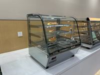 Réchauffeur chaud d'affichage de nourriture de comptoir de l'acier inoxydable 120L