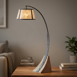 Lámpara de Pie Moderna de Hierro con Pantalla de Tela Negra, LED de Alto Brillo CRI 80, Luz Blanca Cálida Suave, Base E26/E27, Altura Ajustable, para Hotel - Product Image 3