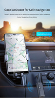 Récepteur BT pour la diffusion de musique avec connexion double appareil BT 5.4, appels mains libres pour voiture, stéréo domestique