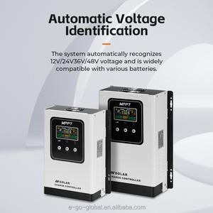 Contrôleur <span class=keywords><strong>de</strong></span> <span class=keywords><strong>charge</strong></span> <span class=keywords><strong>solaire</strong></span> MPPT haute efficacité 50A à <span class=keywords><strong>prix</strong></span> d'usine, <span class=keywords><strong>régulateur</strong></span> <span class=keywords><strong>solaire</strong></span> 50-100A avec écran LCD couleur pour usage domestique - Product Image 3