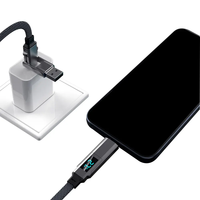 Data Sync 4 en 1 USB C Cable Cargador trenzado Cable de datos multifuncional Cable de carga rápida Tipo C para teléfono