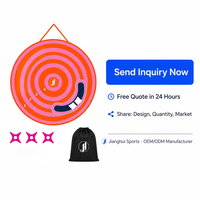 Cible de fléchettes adhésive double face de 26 pouces avec 3 étoiles de lancer en EVA, jeu de fête intérieur/extérieur pour enfants et adultes, vente en gros