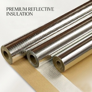Barrière <span class=keywords><strong>vapeur</strong></span> écologique imperméable en feuille <span class=keywords><strong>de</strong></span> kraft laminée pour <span class=keywords><strong>laine</strong></span> <span class=keywords><strong>de</strong></span> <span class=keywords><strong>verre</strong></span> avec revêtement FSK - Product Image 3
